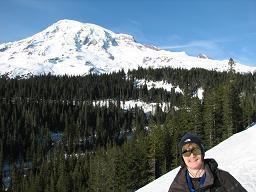 Larry on Rainier